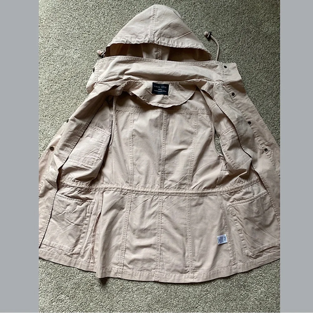 🎉LOVE TREE Utility Vest, Women’s Size Small, Light Rosewood - Picture 4 of 7
